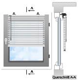 auf dem Rahmen mit Klemmträger