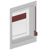 rechts - von Raumseite betrachtet