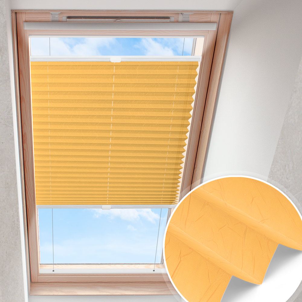 Dachfensterplissee Orange | crush perlmutt