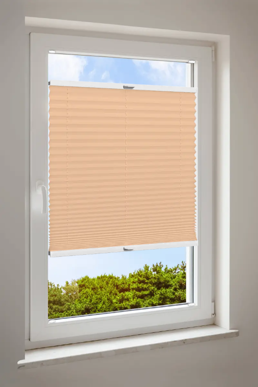 Plissee Cosiflor® VS2 orangene Stoffe