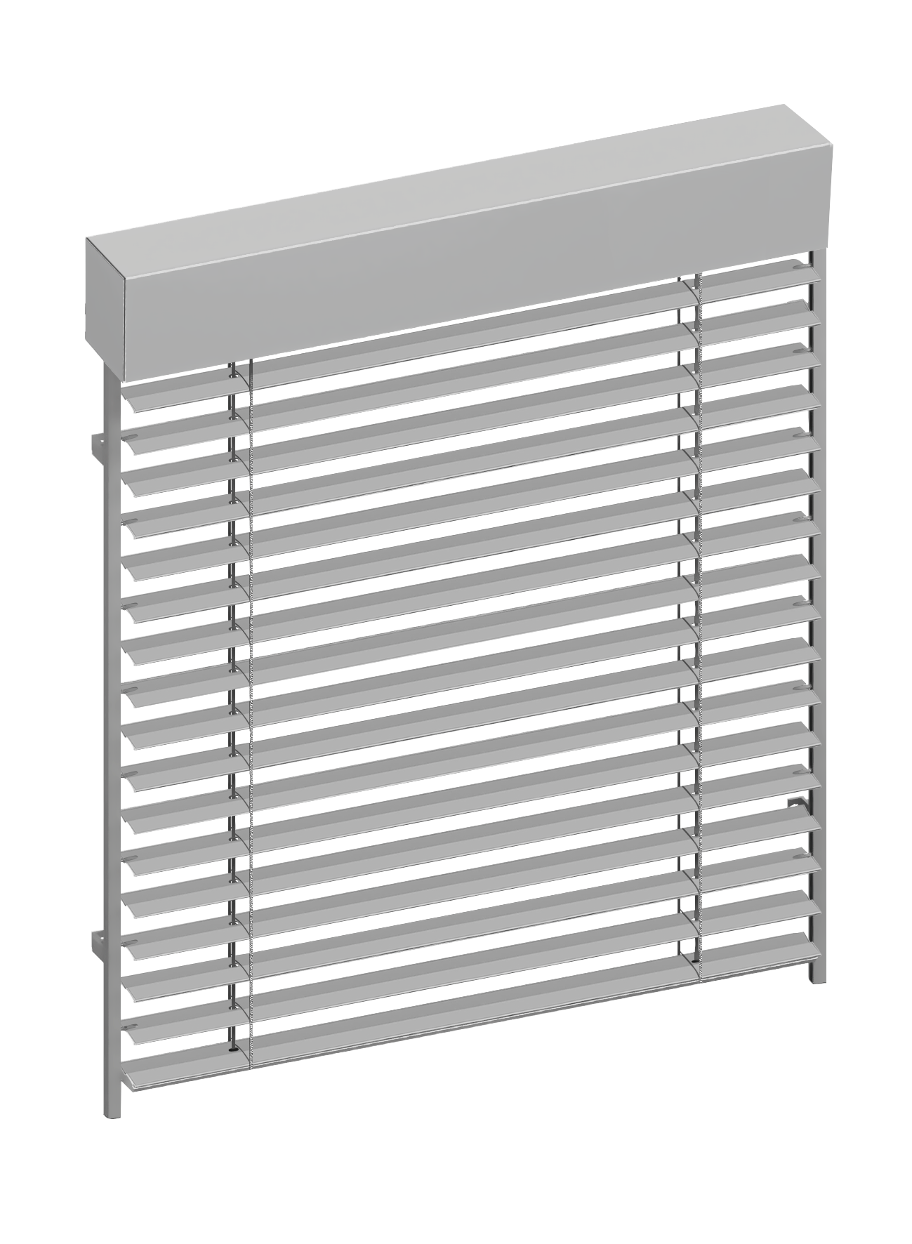 Aussenjalousie Z90 Silber | RAL9006