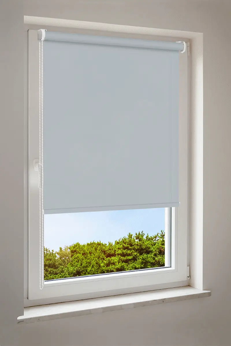 Rollo Staubgrau | halbtransparent