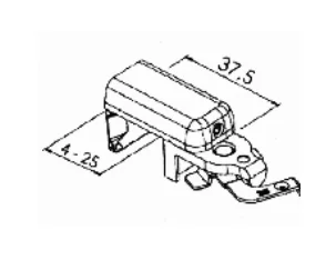 PVC Klemmträgerset für Jalousie Basic