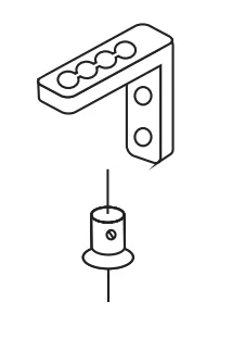 1 Paar Spannwinkel für Seitenführung außen