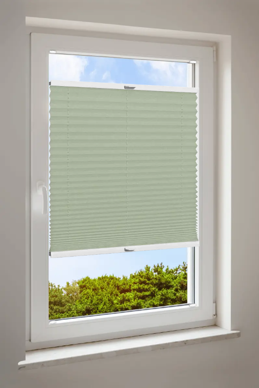 Plissee Cosiflor® VS2 grüne Stoffe