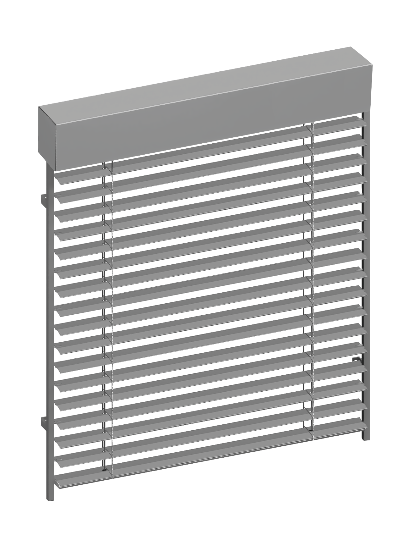 Aussenjalousie Z90 Silbergrau | RAL9007