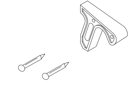 Fallrohrhalter für Dachfensterrollo Basic (Set)